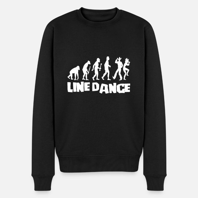 Linedance evolution - Men's Premium Organic Jumper - black