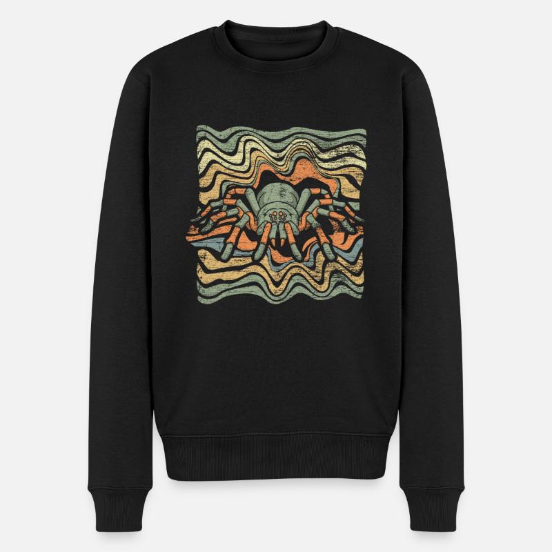 araignée - Pull Premium bio Homme - noir