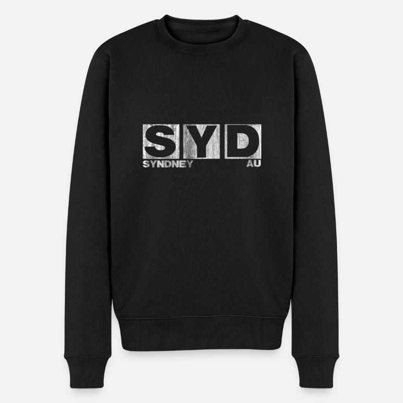 Sydney - Pull Premium bio Homme - noir