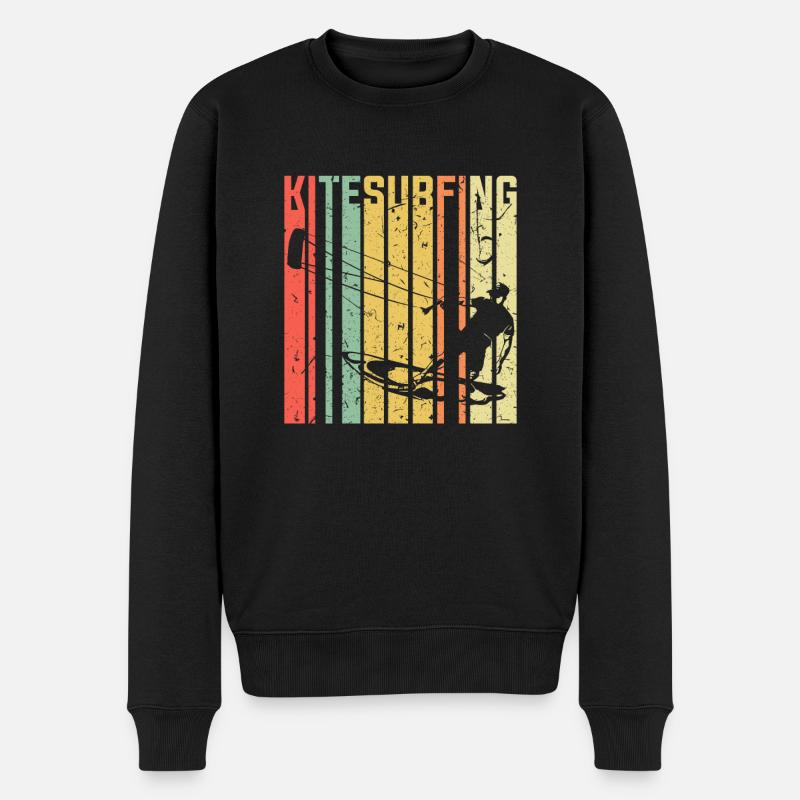 Kite surfing sport - Pull Premium bio Homme - noir