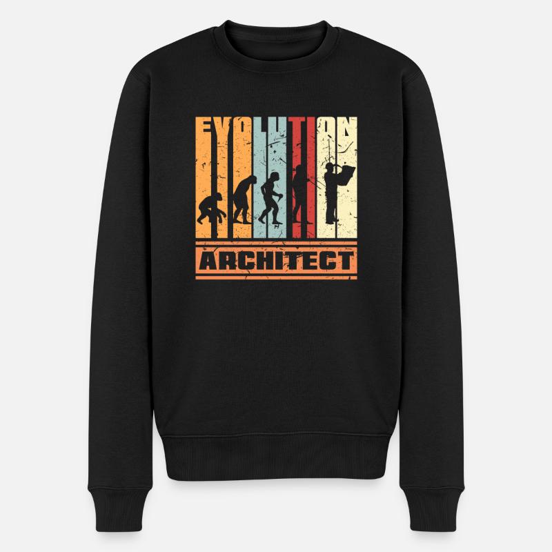 Evolution Architecture - Pull Premium bio Homme - noir