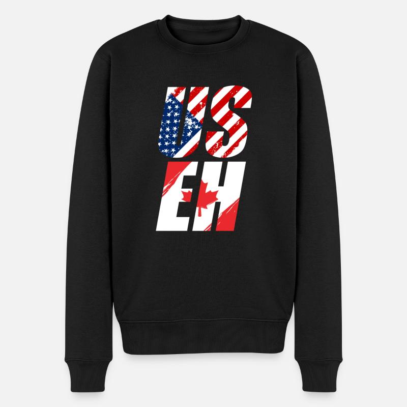 USA - Pull Premium bio Homme - noir