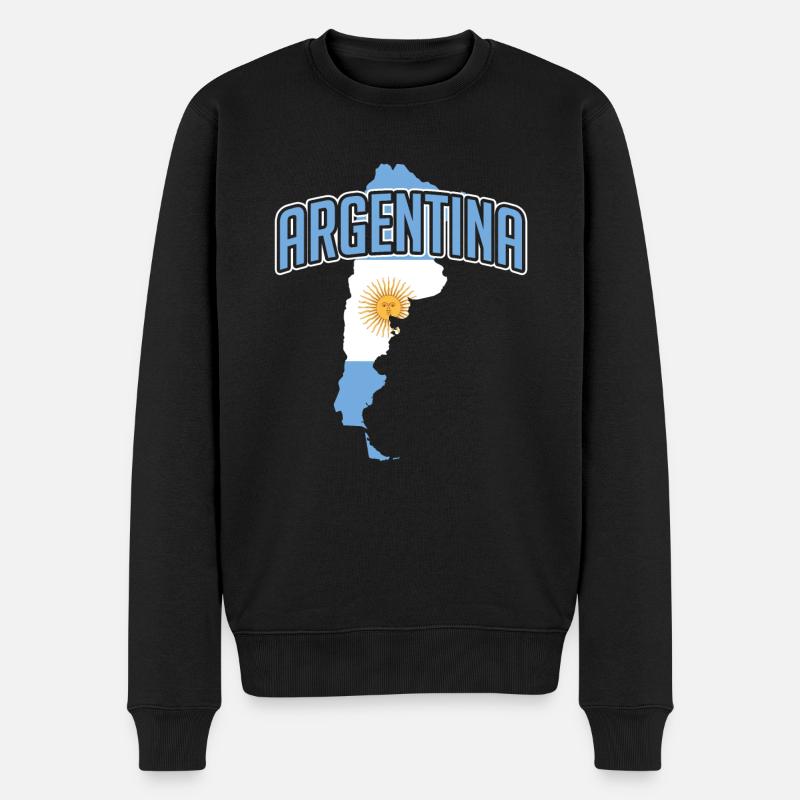 Argentine Amérique du Sud - Pull Premium bio Homme - noir