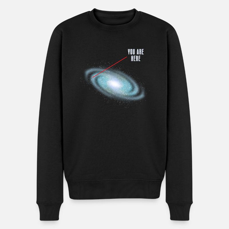 Astronomie galaxie - Pull Premium bio Homme - noir