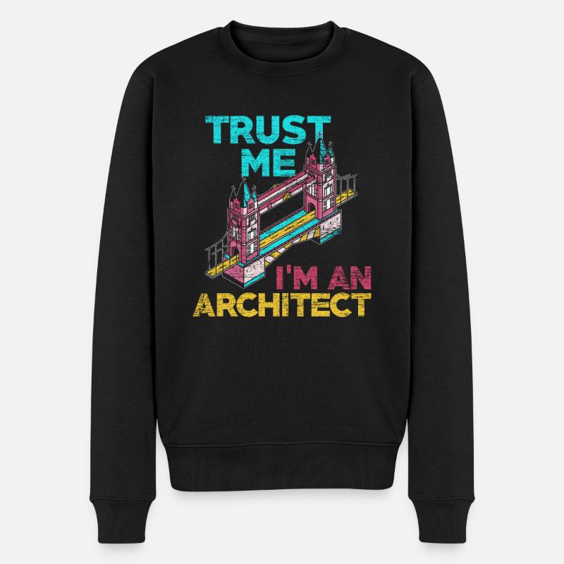 architecte - Pull Premium bio Homme - noir