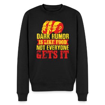 Schwarzer Humor Kommunismus Satire lustig Geschenk - Männer Premium Bio Pullover - Schwarz - Vorne - Nico (187cm)