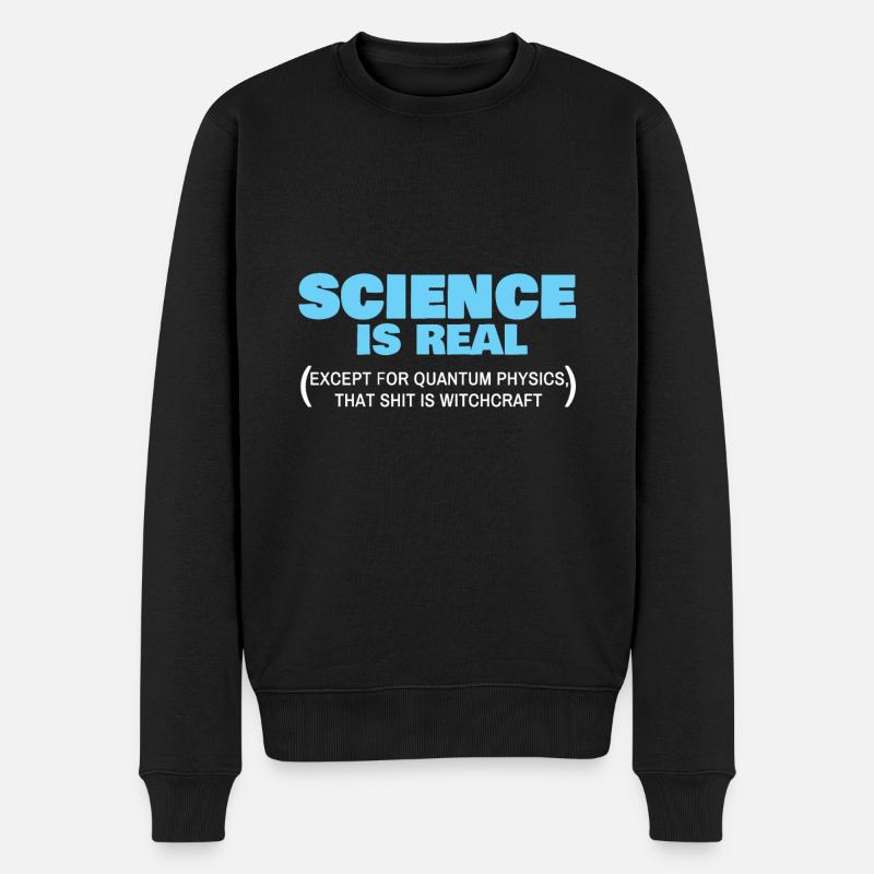 Physicien physicien - Pull Premium bio Homme - noir