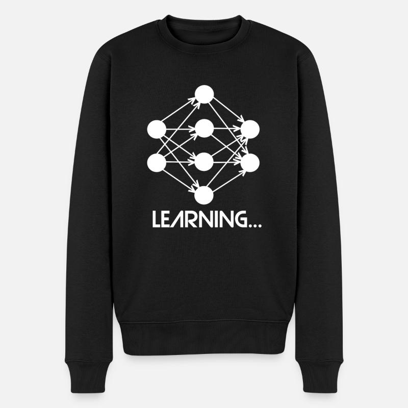 Neural Networks Machine Learning - Men's Premium Organic Jumper - black