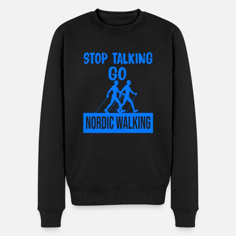 Chat nordique - Pull Premium bio Homme - noir