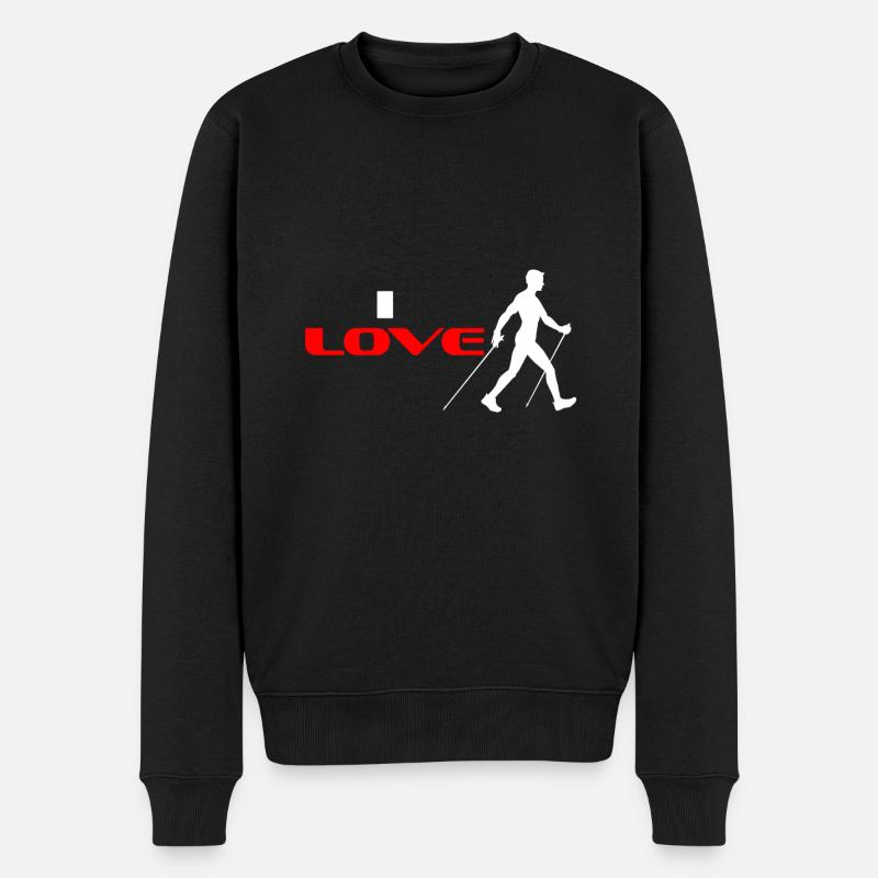 Amour nordique - Pull Premium bio Homme - noir