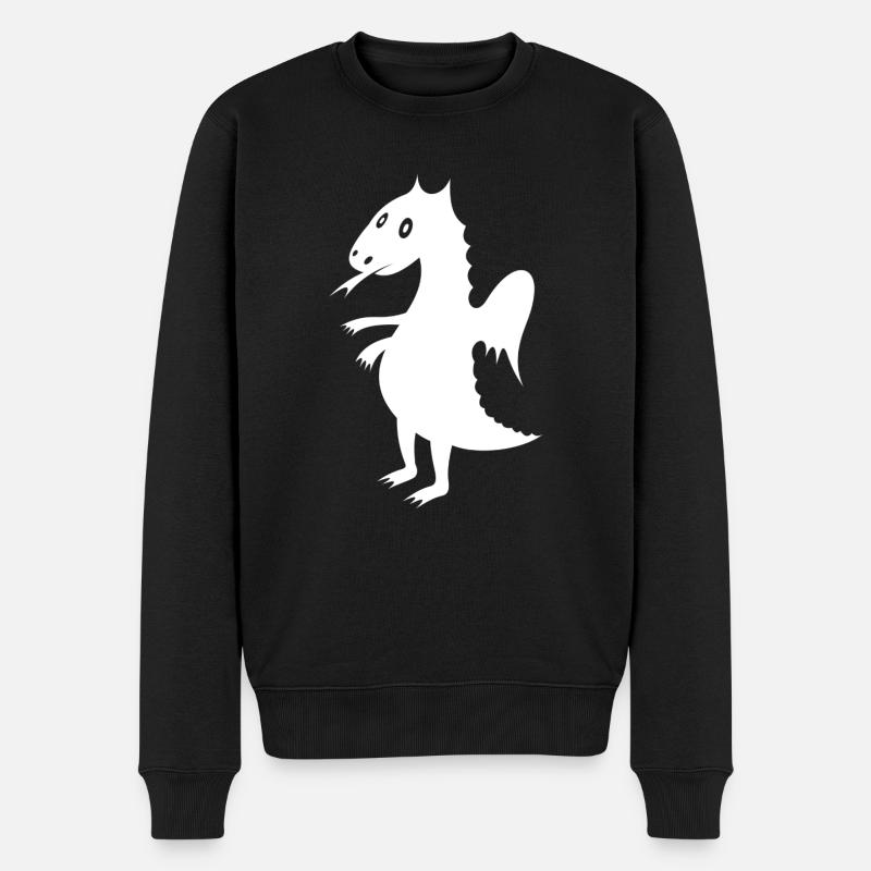 dragon - Pull Premium bio Homme - noir