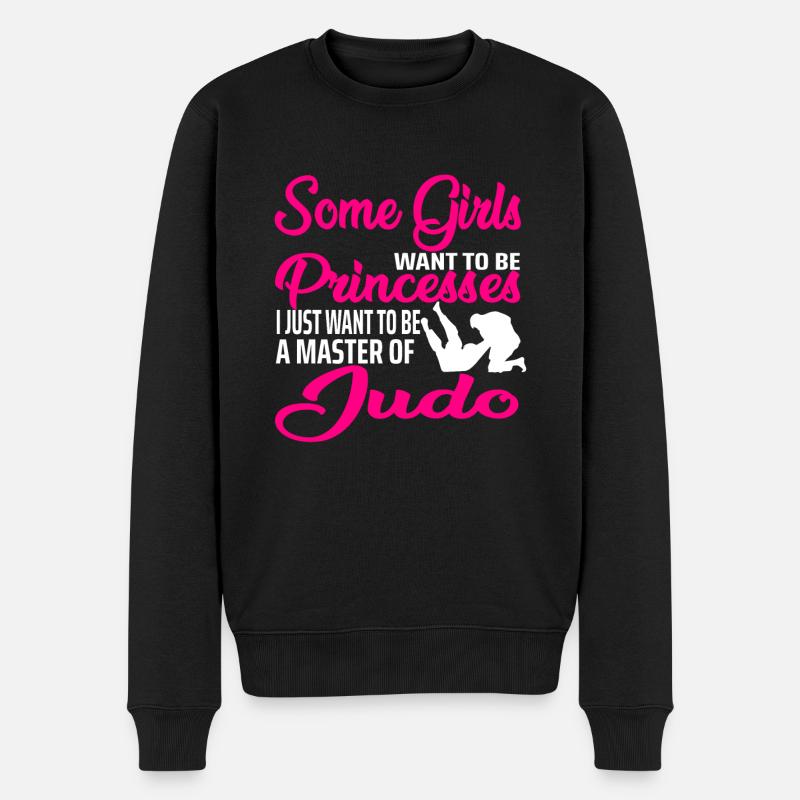 Judo Prinzessin - Männer Premium Bio Pullover - Schwarz