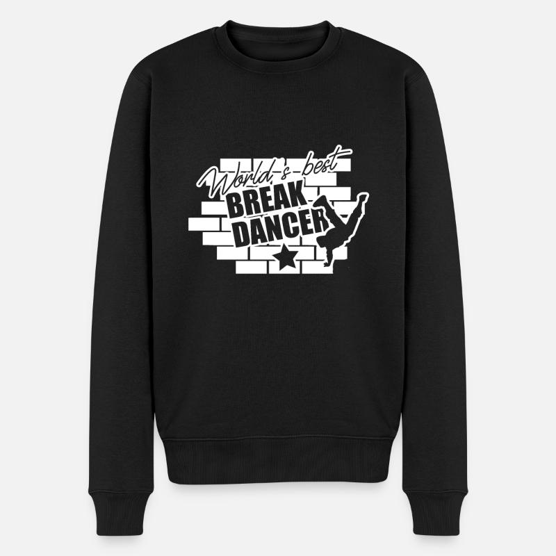 Breakdancing danseur danseur Breakdance Breakdancer - Pull Premium bio Homme - noir