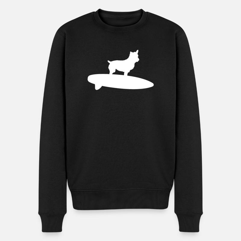SUP chien - Pull Premium bio Homme - noir