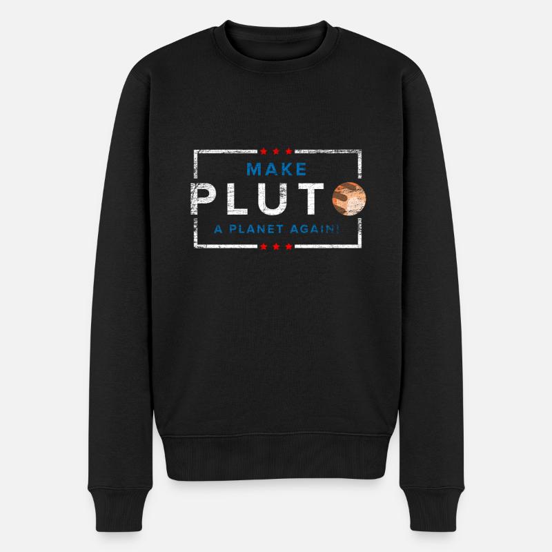 Planète Pluton - Pull Premium bio Homme - noir