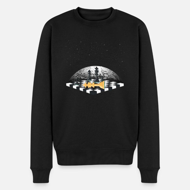 Échiquier - Pull Premium bio Homme - noir