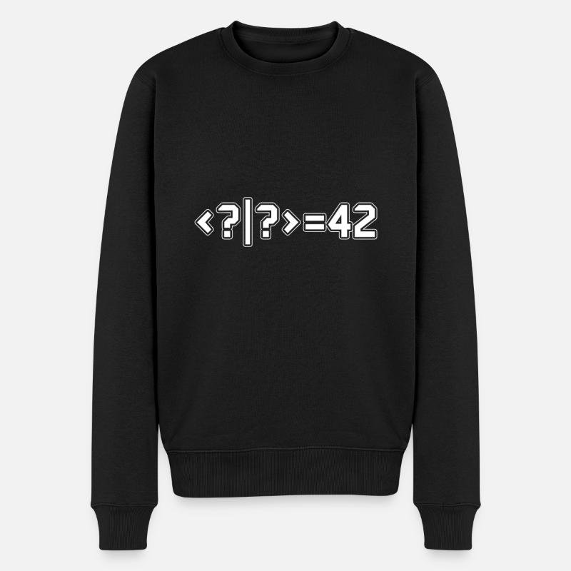 Physics Answer Universal - Pull Premium bio Homme - noir