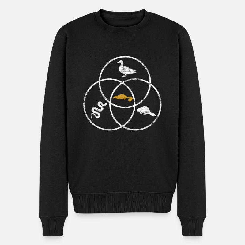 ornithorynque - Pull Premium bio Homme - noir