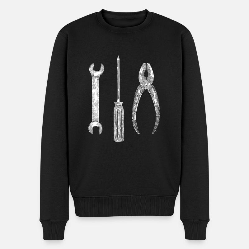 Outil d'artisan - Pull Premium bio Homme - noir