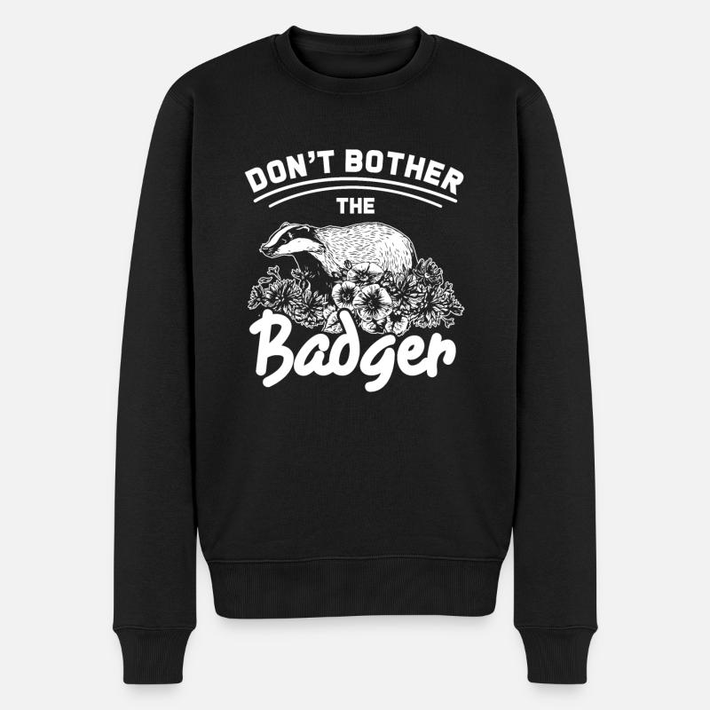 Hibernation de blaireau - Pull Premium bio Homme - noir