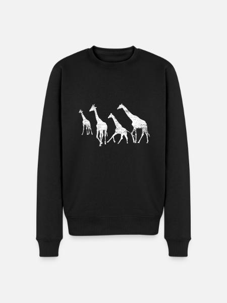 girafe - Pull Premium bio Homme - noir