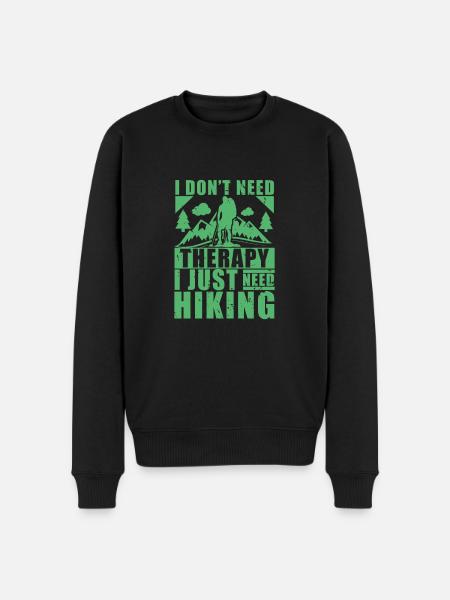 Hike Hike Hike Hike - Men's Premium Organic Jumper - black