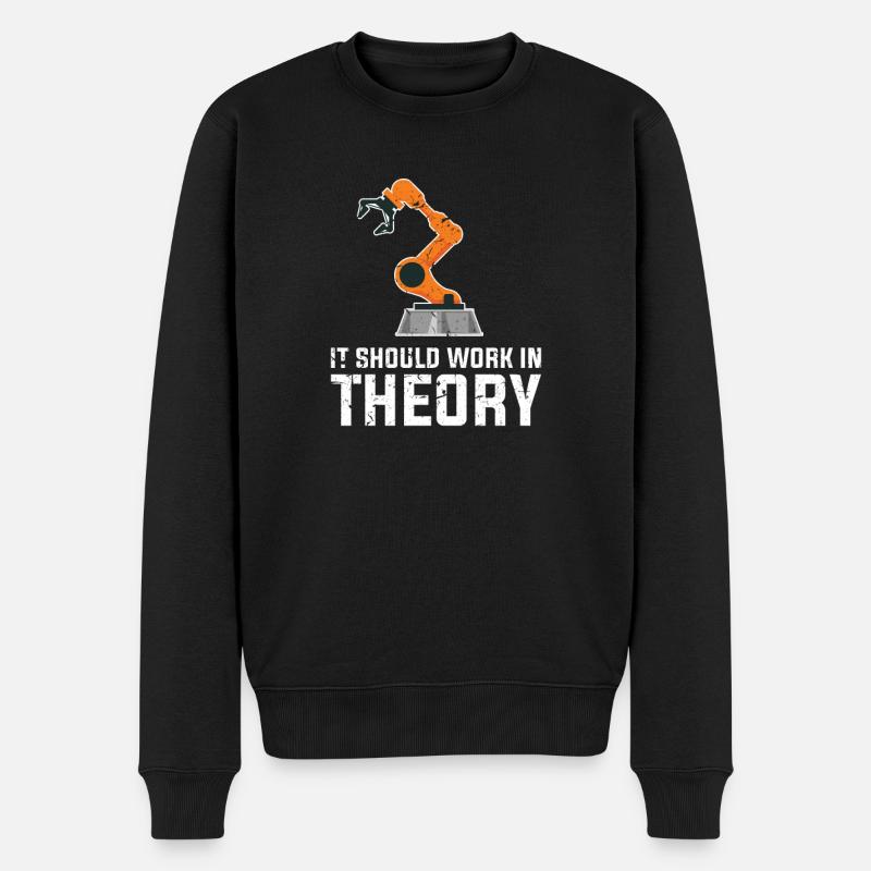 Informatiker Technologie - Männer Premium Bio Pullover - Schwarz