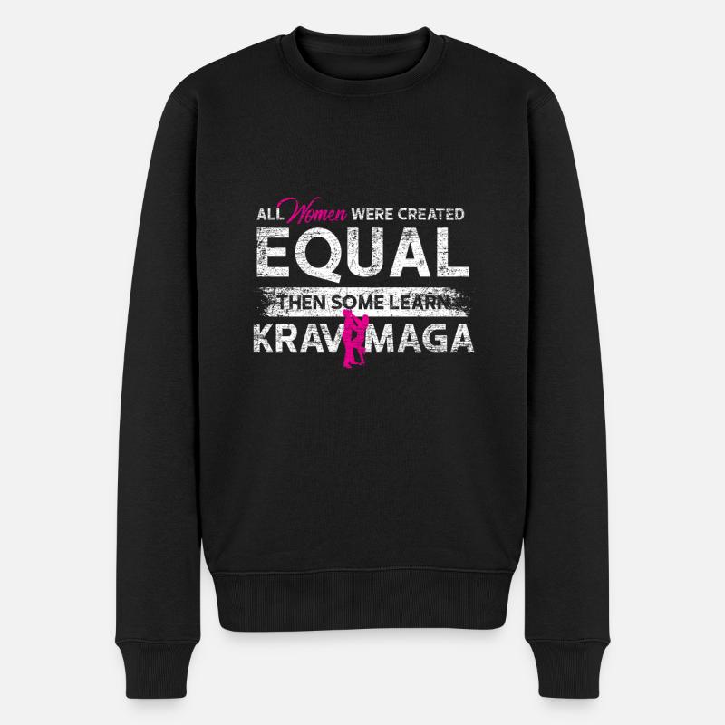 Krav Maga Femmes - Pull Premium bio Homme - noir