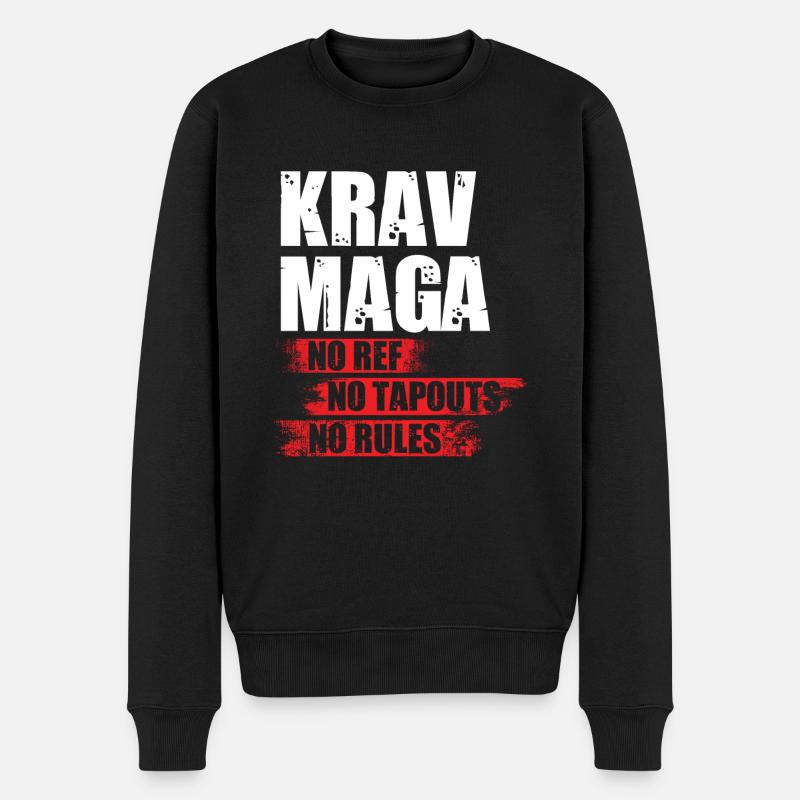 Krav Maga - Pull Premium bio Homme - noir