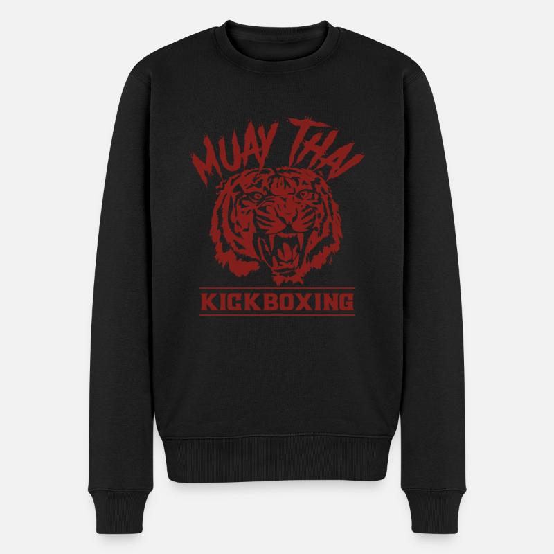 Muay Thai - Pull Premium bio Homme - noir