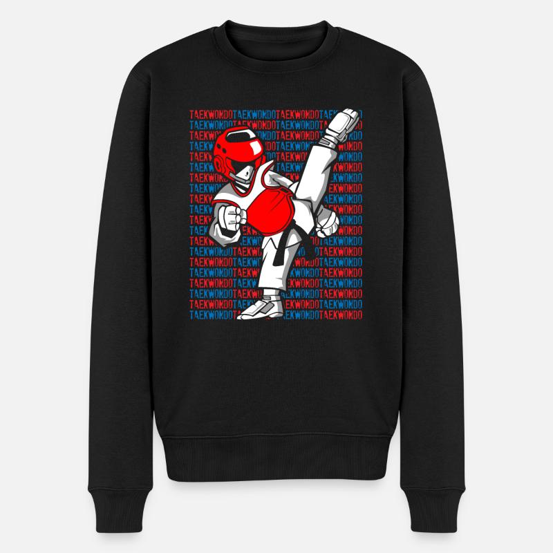 Taekwondo - Pull Premium bio Homme - noir