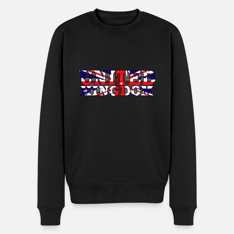 UK 5 G - Männer Premium Bio Pullover - Schwarz