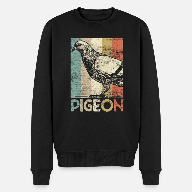 Pigeon voyageur - Pull Premium bio Homme - noir