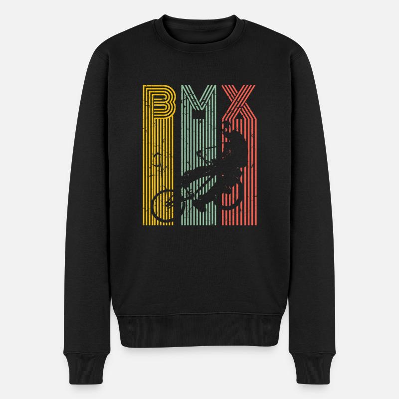 BMX Sport - Pull Premium bio Homme - noir