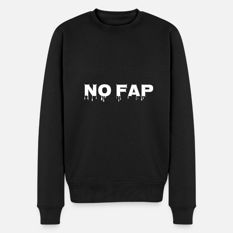 No Fap - Pull Premium bio Homme - noir