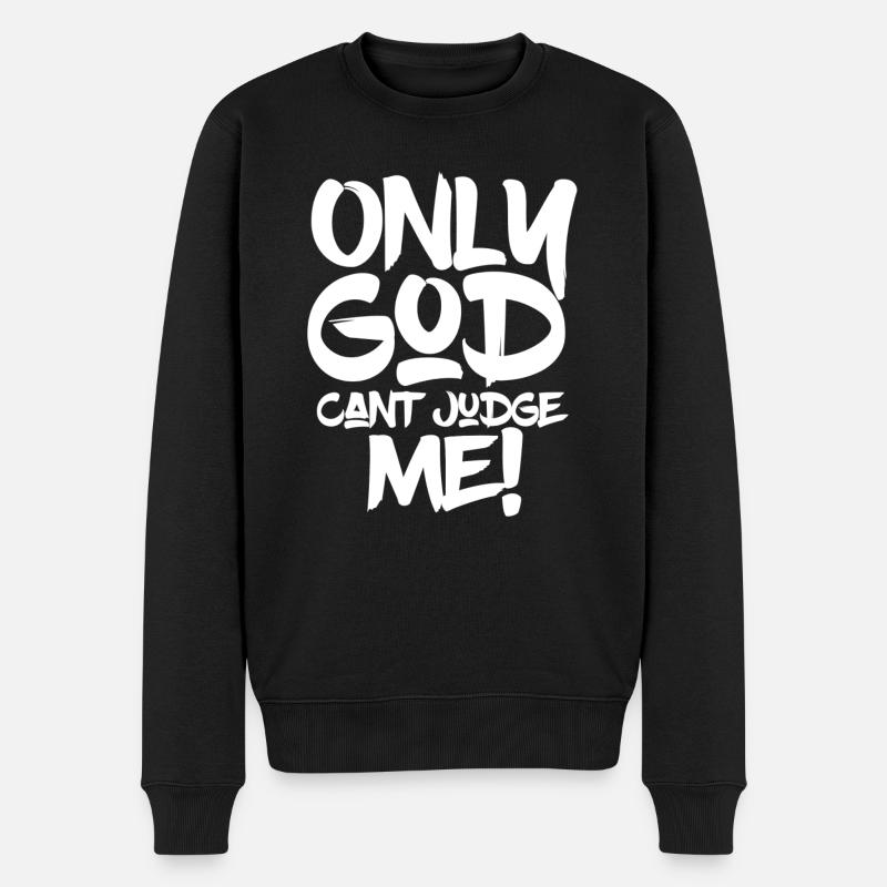 Hip hop - Pull Premium bio Homme - noir
