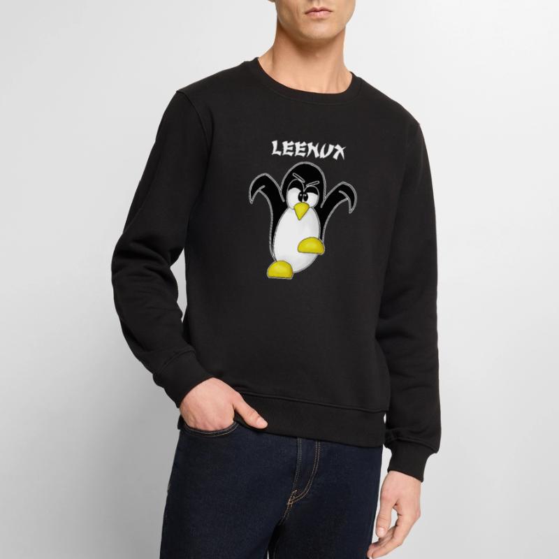Linux Computer Nerd Geek Cadeau Admin. Informatique Pull Premium bio Homme