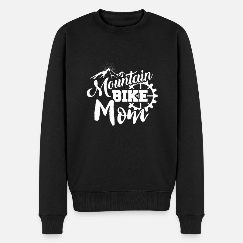 Rad MTB Mountainbiker Mountainbiken Mountainbike - Männer Premium Bio Pullover - Schwarz