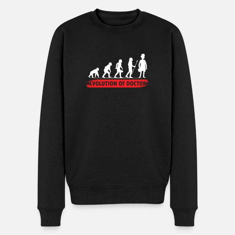 Medizinischer Chirurg Gesundheitscheck Arzt Medic - Männer Premium Bio Pullover - Schwarz