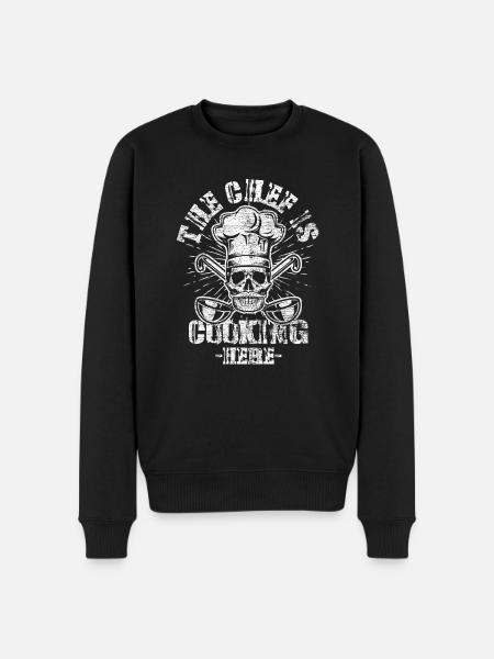 cook - Men's Premium Organic Jumper - black
