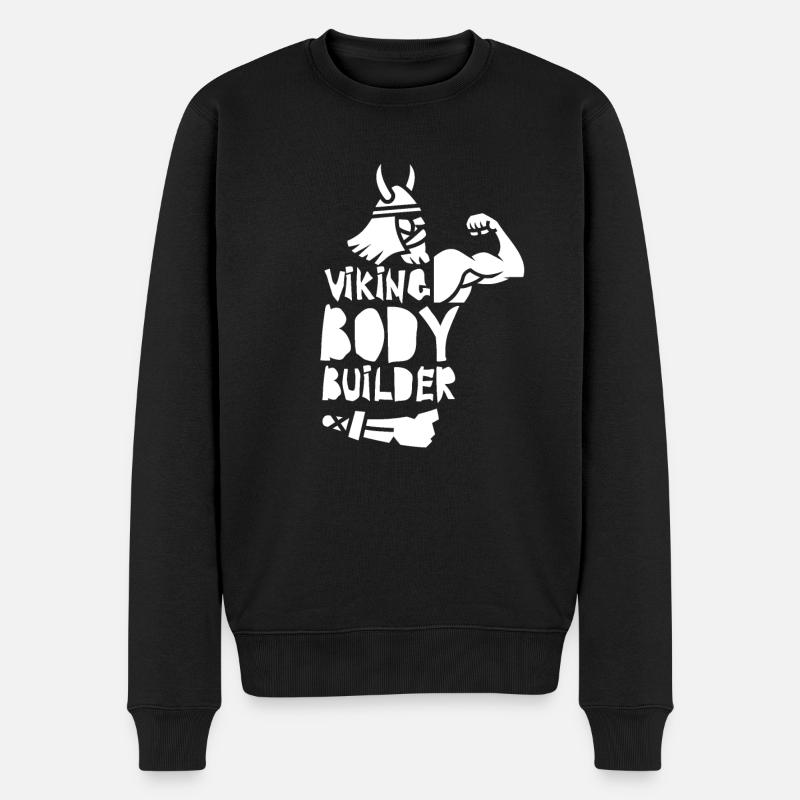 Bodybuilding - Männer Premium Bio Pullover - Schwarz