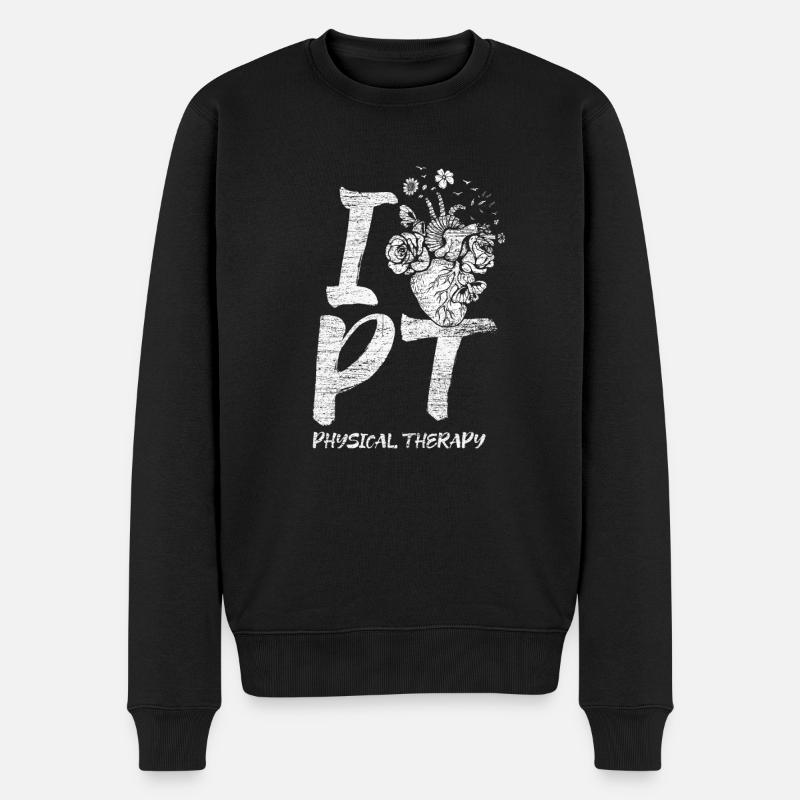 Physiothérapie Santé - Pull Premium bio Homme - noir