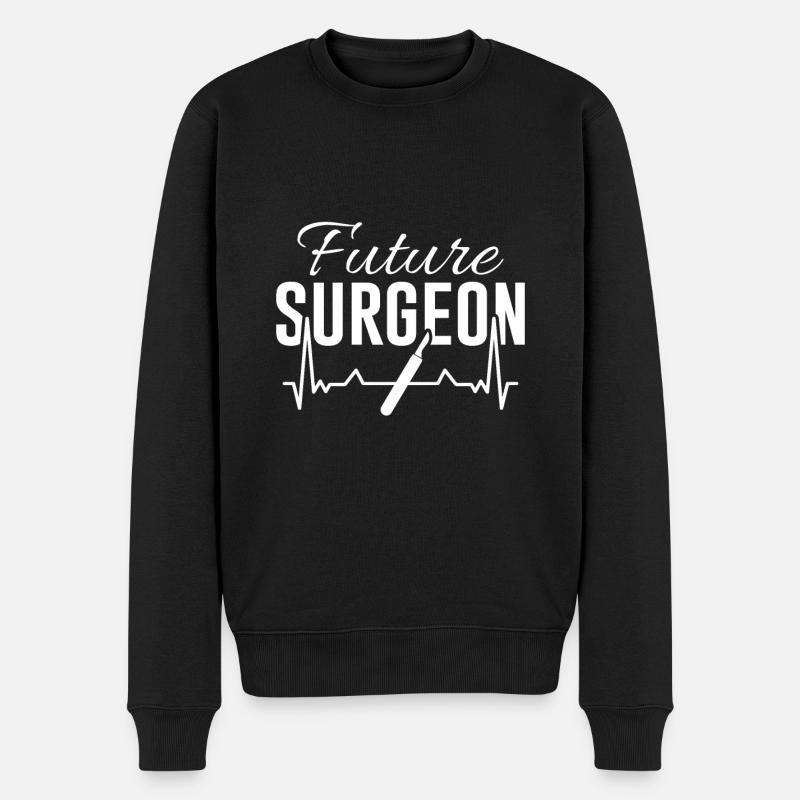 Chirurgien Étudiant - Pull Premium bio Homme - noir