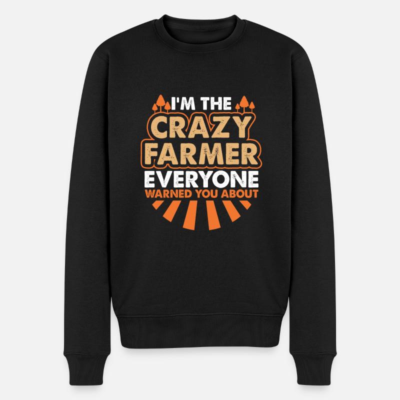 agriculteur - Pull Premium bio Homme - noir