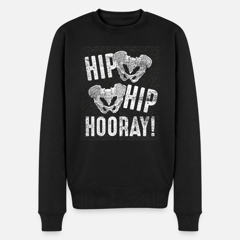 Hanche d'orthopédiste - Pull Premium bio Homme - noir