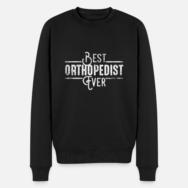 Héros orthopédiste - Pull Premium bio Homme - noir