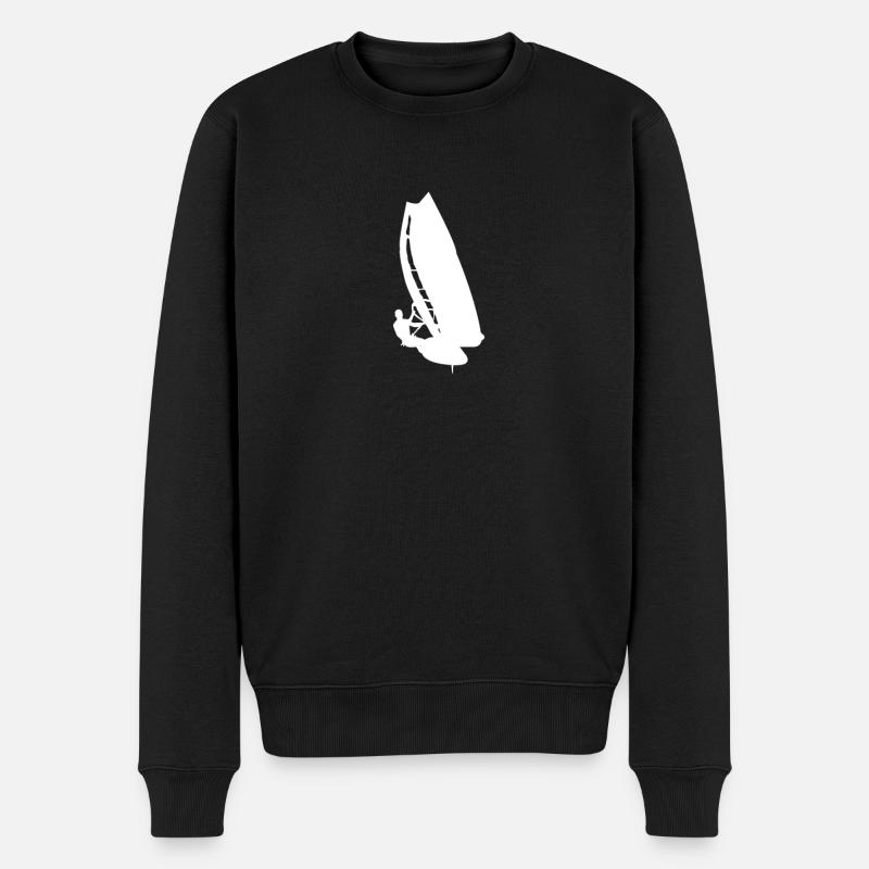 Planche à voile Windsurf - Pull Premium bio Homme - noir