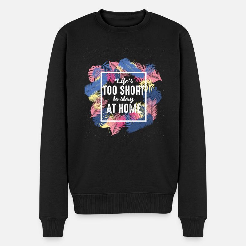 Voyage à la maison - Pull Premium bio Homme - noir
