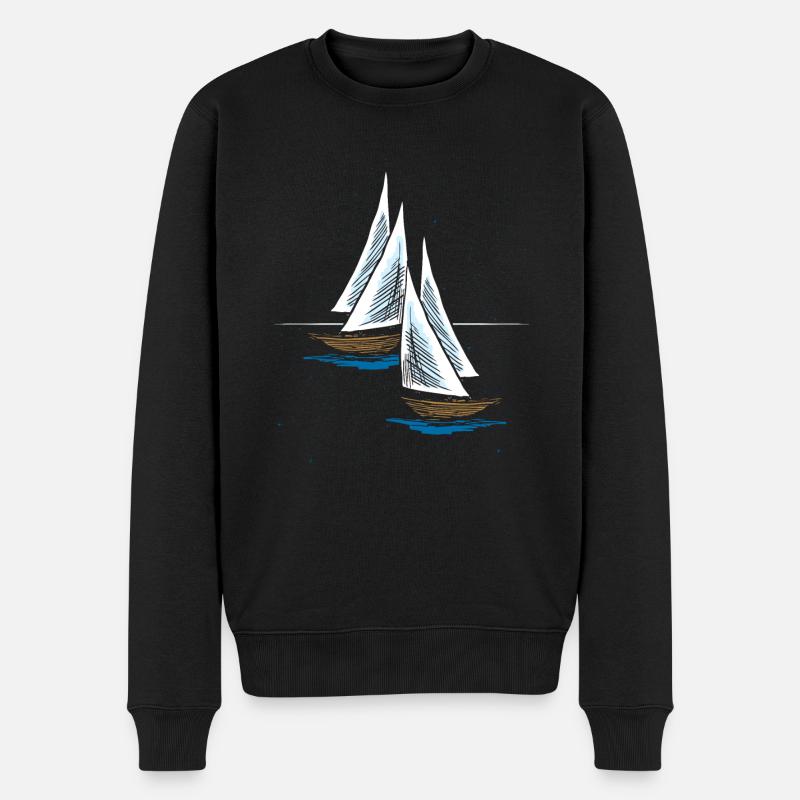 Voilier - Pull Premium bio Homme - noir