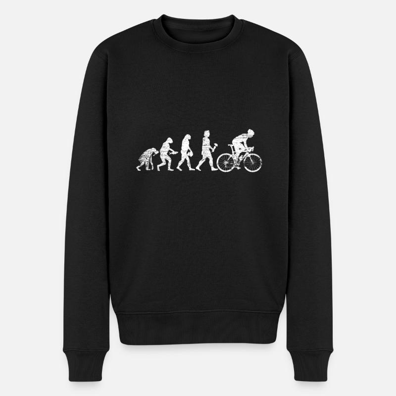 Vélo Evolution - Pull Premium bio Homme - noir